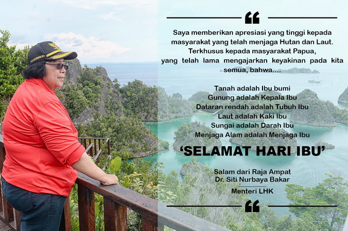 Menteri LHK Sebut Menjaga Alam adalah Menjaga Ibu